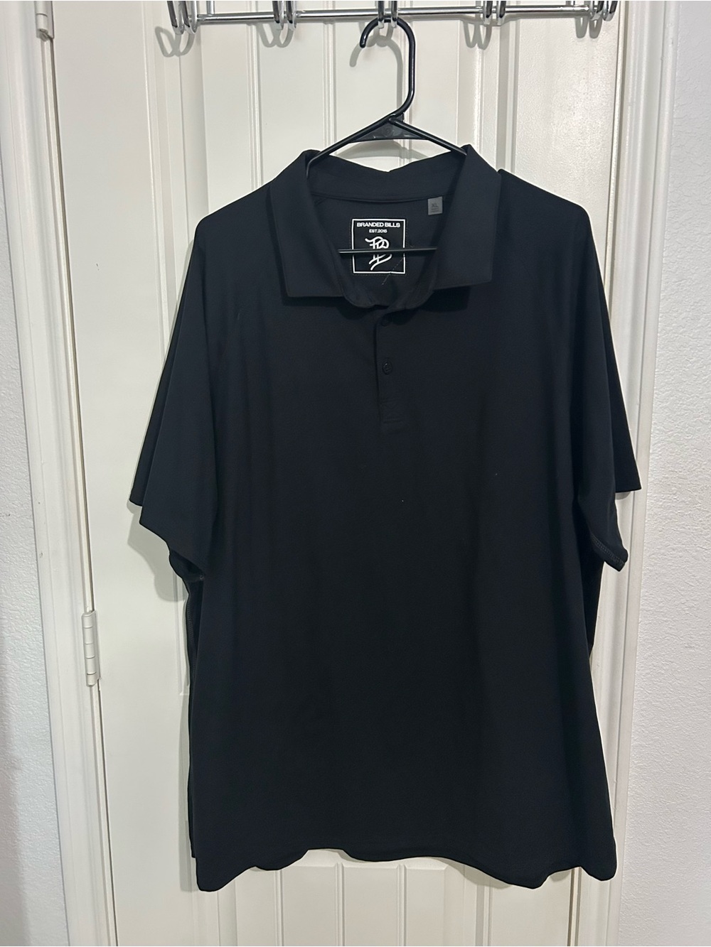 Black  Branded bills Men's Polo Shirt